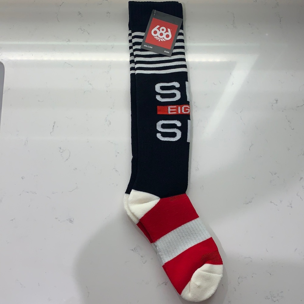 686 Snowboarding Socks (one pair, one size fits most)
